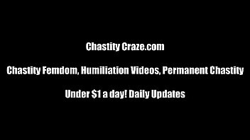 You should be locked in chastity forever