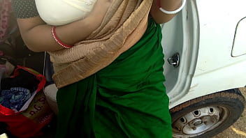 Stepmom shares car with stranger on highway desi milf outdoor xxxx sex with big dick boy