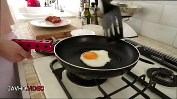 Playful asian maid seduces in steamy private session