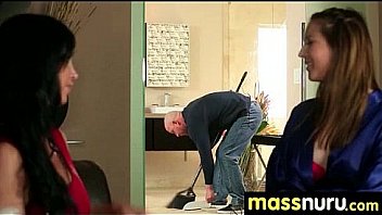 Nuru massage ends with a hot shower fuck 3