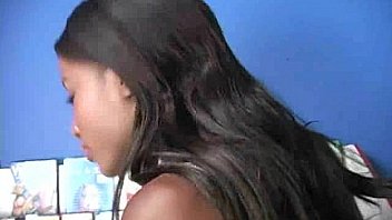 Black girl have surprise gloryhole 21