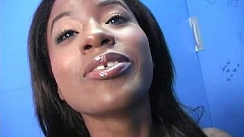 Black girl have surprise gloryhole 21