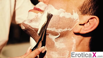 Blonde babe craves massive cock in steamy bathroom lovemaking