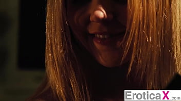 Blonde babe craves massive cock in steamy bathroom lovemaking