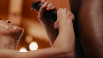 Damsel in distress delivered the fat black dong