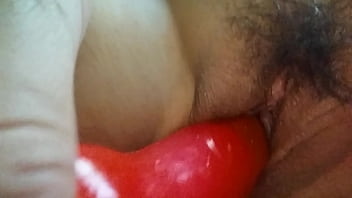 Dildo masturbation