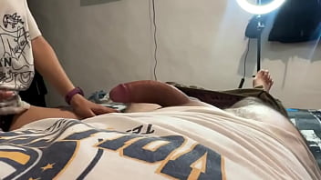 Increible mamada de mi hermanastra mientras estábamos solos en casa