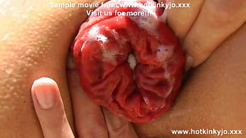 Hotkinkyjo fisting anal prolapse public 14 11 2022