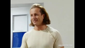 Suzie bends over while a hard rod splooges all over her ass