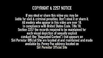 Redhead whore siri improvises a pussyfuck with an ice & fingers