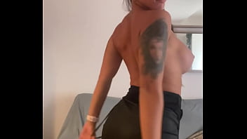 Medusa does a sexy dance and ends up masturbating with a bbc dildo anal plug