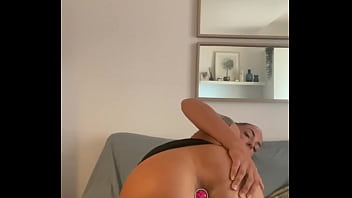 Medusa does a sexy dance and ends up masturbating with a bbc dildo anal plug