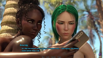 Hot threesome with my step sister and her friend 3d hentai game family crush