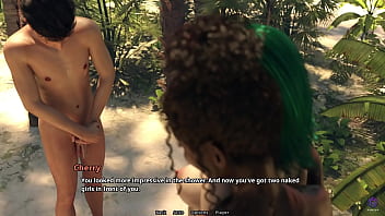 Hot threesome with my step sister and her friend 3d hentai game family crush