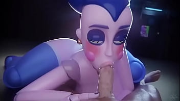 La mejor milf ballora dando una buena mamada
