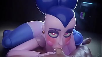 La mejor milf ballora dando una buena mamada