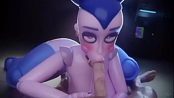 La mejor milf ballora dando una buena mamada