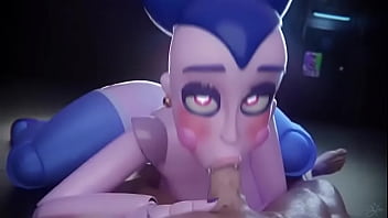 La mejor milf ballora dando una buena mamada