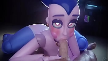 La mejor milf ballora dando una buena mamada