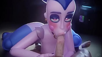 La mejor milf ballora dando una buena mamada