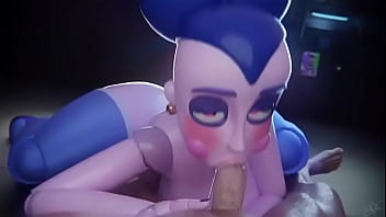 La mejor milf ballora dando una buena mamada