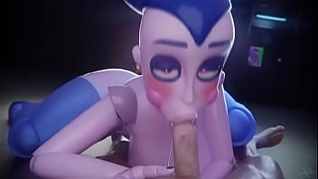 La mejor milf ballora dando una buena mamada