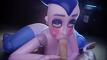 La mejor milf ballora dando una buena mamada