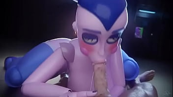 La mejor milf ballora dando una buena mamada