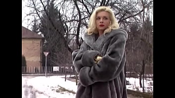 Christina is an amazing blonde who can ride one dick while sucking two