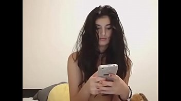 Incredibly latina masturbating while sexting