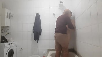 The boyfriend came into the shower with his clothes on and fucked her oral vaginal pussy sucked