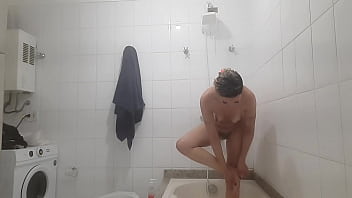 The boyfriend came into the shower with his clothes on and fucked her oral vaginal pussy sucked