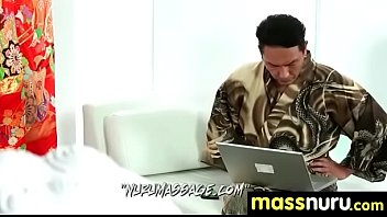 Slippery massage with happy end 20