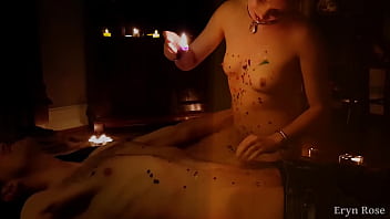 Candlelit wax play with marcus quillan