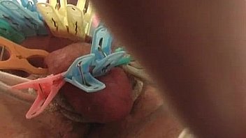 Sexy blonde mistress gets this man bound