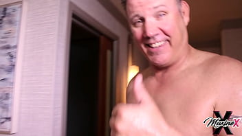 Face fucking tommy utah cums in maxine x's wide open mouth