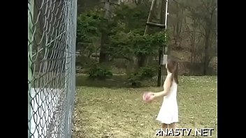 Pretty teen brunette gf sascha fucks in lots of poses