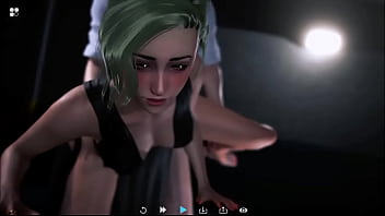 I fuck her on the car 3d