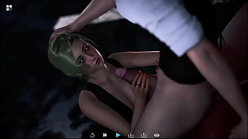 I fuck her on the car 3d