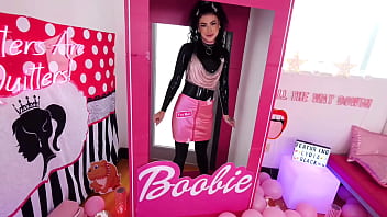 Latex barbie with rubber holes