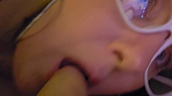 Mature milf candid sandra slobs hard cock for a huge facial