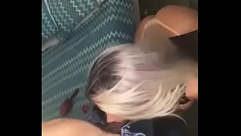Big tits blonde suck big cock