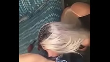 Big tits blonde suck big cock