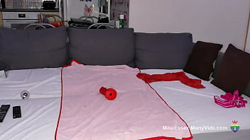 British Dilf Locked In Chastity While Stretching My Ass With Huge Dildo thumbnail