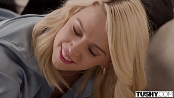 Tushy petite babe gets her ass drilled