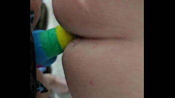 Closeup rainbow peg