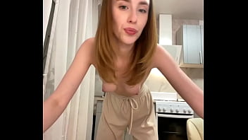 Gorgeous girlfriend sucks a big cock and fists her ass