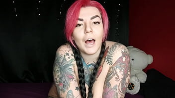 Pretty funny busty girl oiled her tits and ass special for you make her cum rihgt now