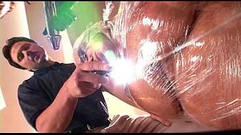 Hannah harper and taryn thomas gets their asses rammed with strap ons