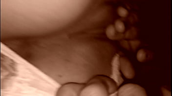 Girlfriend plays with her pussy